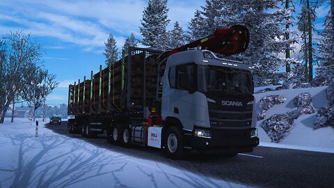 ETS2 | Scania R 730 XT | Kouvola FI to Helsinki FI | Logs 34t