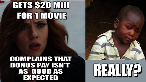 Scarlett Johansson is a Greedy Wicked Person!