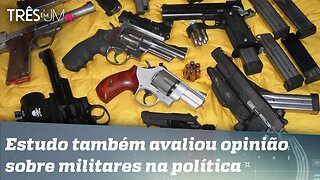 Pesquisa mostra que 55% dos brasileiros são contra armas de fogo