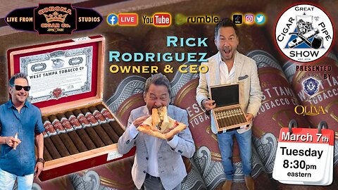 A candid evening with Rick Rodriguez, Owner & CEO, West Tampa Tobacco Co.