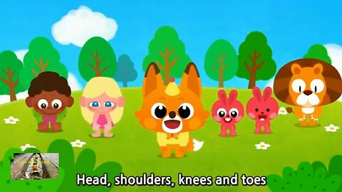 Fun Head Shoulders Knees and Toes Song for kiddos
