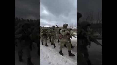 Russian and Chechen Soldiers somewhere in Ukraine