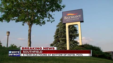 9-year-old rushed to hospital after being found unresponsive in hotel pool
