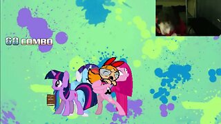My Little Pony Characters (Twilight Sparkle And Rarity) VS Blossom The Powerpuff Girl In A Battle