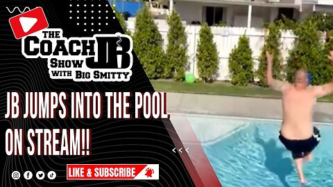 JB JUMPS IN THE POOL AFTER HEATED QB DEBATE! | THE COACH JB SHOW