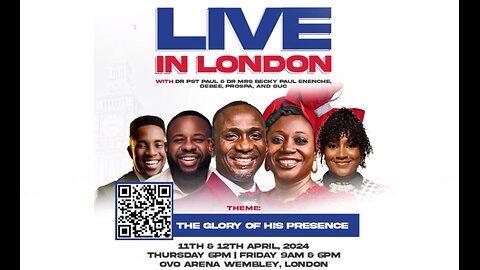 THE GLORY OF HIS PRESENCE! IN THE CITY OF LONDON // WILL YOU BE THERE?