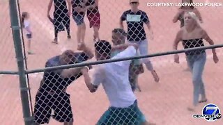 VIDEO: Fight breaks out between parents during youth baseball game in Lakewood