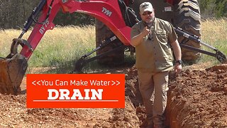 You Can Make Water Drain Up a Hill! How to Fix Standing Water in the Lawn