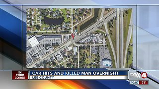 Minivan hits, kills man on State Road 80 early Sunday