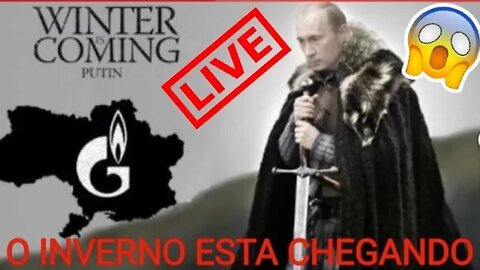 LIVE O INVERNO CHEGOU NA EUROPA GUERRA, FRIO, FALTA DE GAS, INFLAÇÃO, ETC😱😱😱😱😱