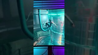 Spider-Man Miles Morales on a LG45GR95QE! See link for full video #gamingsetup #gaming #spiderman