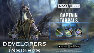 *NEW* Character Inbound: Captain Tarpals | CG Fast Tracking These Gungans! | Developers Insights