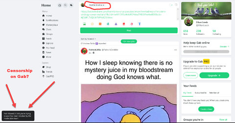 Gab Censored