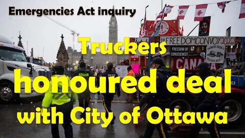 渥太华市长和幕僚长表示，卡车司机遵守了与市政府的协议。Truckers honoured deal with City, say Ottawa mayor and chief of staff.