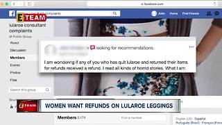 Women want refunds on Lularoe leggings