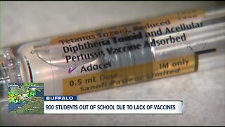 900 students still out of school due to lack of vaccinations