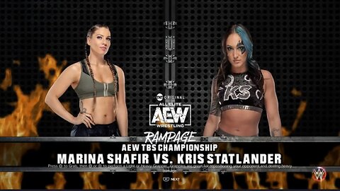 AEW Rampage Kris Statlander vs Marina Shafir for the AEW TBS Championship