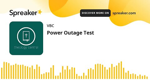 Power Outage Test