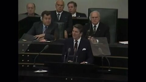 ⚔️ Defense of Allies and Principles — Bundestag Bonn Germany — Ronald Reagan 1982 * PITD