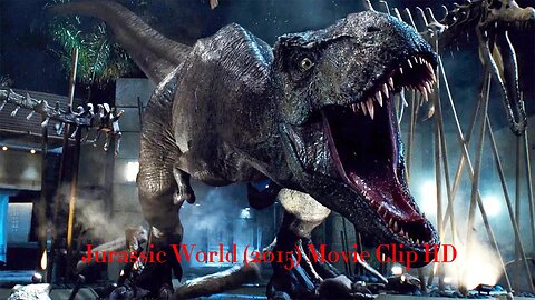 T-Rex vs Indominus Rex - Final Battle Scene - Jurassic World (2015) Movie Clip HD