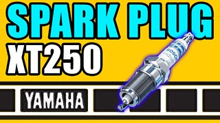Yamaha XT250 Serow Spark Plug Replacement