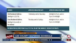 Lee County officials asking you to conserve water