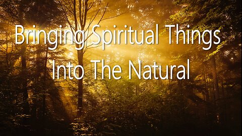 Bringing Spiritual Things Into The Natural - John 3:16 C.M. Sunday Service LIVE Stream 1/28/2024