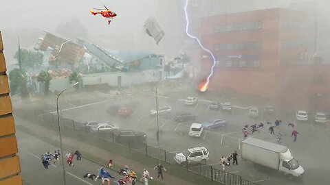 Brutal Doomsday in Taiwan! Super Typhoon Koinu Blows Up Thousands of Houses in Taiwan