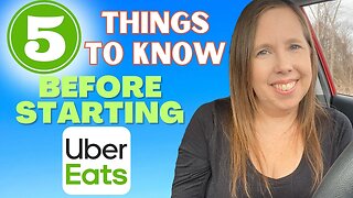 TOP 5 Things New Uber Eats Drivers NEED TO KNOW