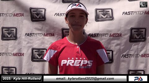 2025 Kyla Hill Rutland 4.1 GPA Athletic Outfielder & 2nd Base Softball Recruiting Skills Video