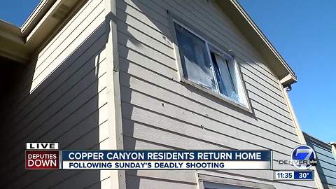 Life slowly returning to normal after police shooting at Copper Canyon apartments