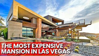 Las Vegas Mega Mansion has a POOL IN THE LIVING ROOM!