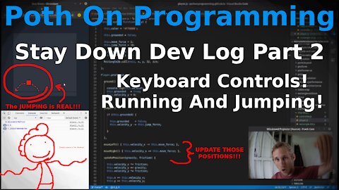 Stay Down Dev Log - Part 2 - Keyboard Controls, Running and Jumping!