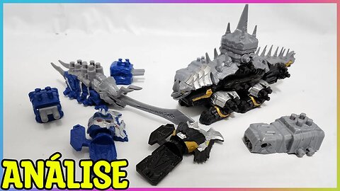 Análise TRICERA BLADE ZORD & STEGO SPIKE ZORD | Power Rangers Dino Fury