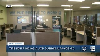 Tips for finding a job during pandemic