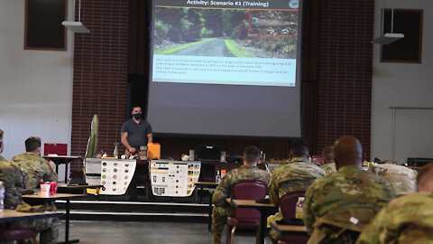 Civil Affairs Soldiers Conduct CIED Briefing B-roll