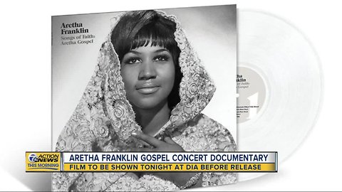 Aretha Franklin gospel concert documentary to be shown Monday night