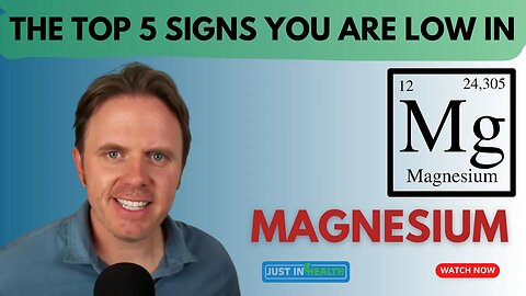The Top 5 Signs You Are Low In Magnesium?