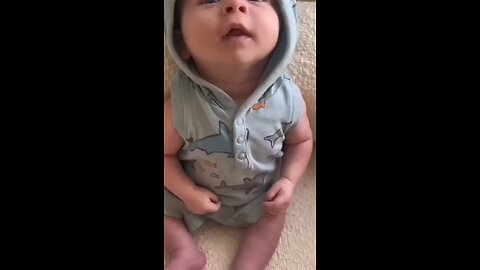 Cute Baby Sneeze and cough at same time ❤️😊