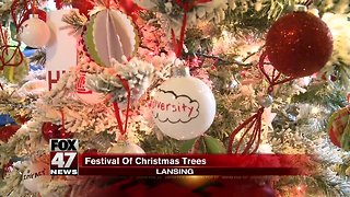 Glitzy Christmas Trees Featured in "Festival of Trees"