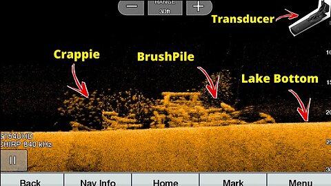 How to use Down Imaging to Find Crappie in the summer