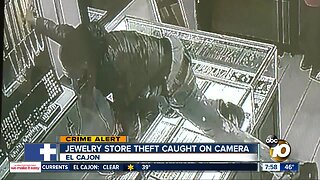 Jewelry store theft caught on camera