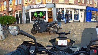 Lost In Amsterdam-Oost | Motorcycle Tour | KTM 390 Adventure | Winter