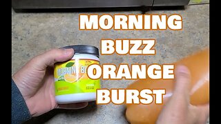 Orange Burst Morning Buzz Energy Drink Powder - Good pick me up