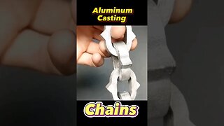 DIY Metal Casting using Styrofoam #shorts #shortsfeed #diy