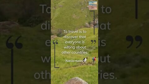 To travel is to discover that everyone is wrong about other countries #shorts #travelvideo #travel