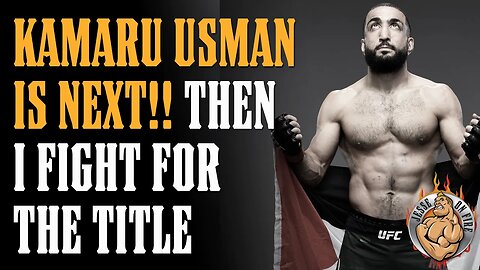 "Kamaru Usman is NEXT ...then I FIGHT FOR THE BELT!" Belal Muhammad Guest Appearance