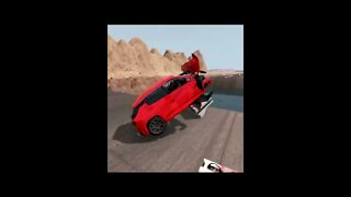 |MiniBeamNG/ Cars vs Concrete #04 - BeamNG.Drive #Shorts