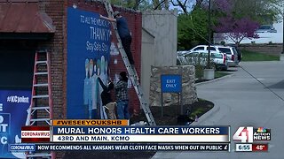 #WeSeeYouKSHB: Mural honors health care workers