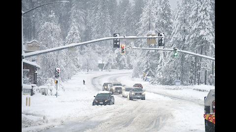California Snow Storm Shuts Down Part of I-80